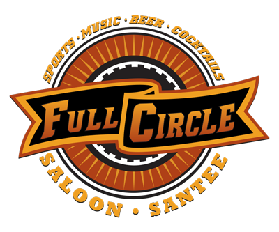 Full Circle Saloon Santee bar and night club logo